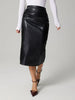 Slit Back Ruched Midi Skirt test
