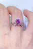 1 Carat Moissanite 925 Sterling Silver Ring test
