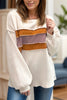 Color Block Long Sleeve Sweatshirt test