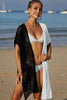 Angel Wings Two-Tone Side Slit Open Front Cover Up test
