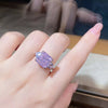925 Sterling Silver Zircon Geometric Ring test