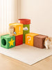 Interactive Cube Cat House & Tunnel System test