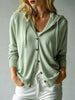 Drawstring Button Down Hooded Cardigan test