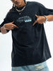 Men's Letter Round Neck Short Sleeve T-Shirt test