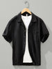 Men's Plus Size Button Up Short Sleeve Shirt test