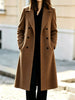 Double-Breasted Lapel Collar Coat test