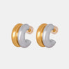 18K Gold-Plated C-Hoop Earrings test