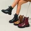 Lace Up Block Heels Boots test