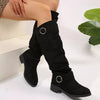 Buckle Accent Slouch Boots test