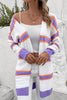 Striped Dropped Shoulder Cardigan test