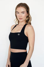 I Am Wonderful Halter Neck Black Bra