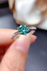 All For You 2 Carat Moissanite 925 Sterling Silver Ring test