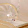 925 Sterling Silver Zircon Pendant Necklace test