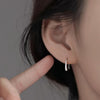 925 Sterling Silver U Shaped Earrings test