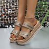 Open Toe Wedge Sandals test