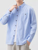 Men's Full Size Button Up Long Sleeve Shirt Plus Size test