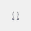2 Carat Moissanite 925 Sterling Silver Earrings test