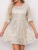 Sequin Half Sleeve Mini Dress test