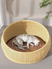 Round Woven Rattan Pet Nest test