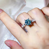 3 Carat 925 Sterling Silver Moissanite Ring test