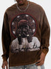 Men's Graphic Round Neck Long Sleeve T-Shirt test