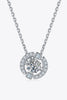 Moissanite Pendant Chain-Link Necklace test