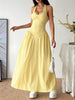 Halter Neck Ruched Maxi Dress test