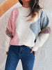 Color Block Dropped Shoulder Sweater test