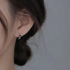 925 Sterling Silver Heart Hoop Earrings test