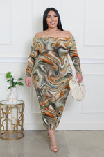 To The Beat Plus Size Dress