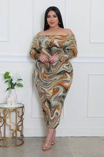 To The Beat Plus Size Dress