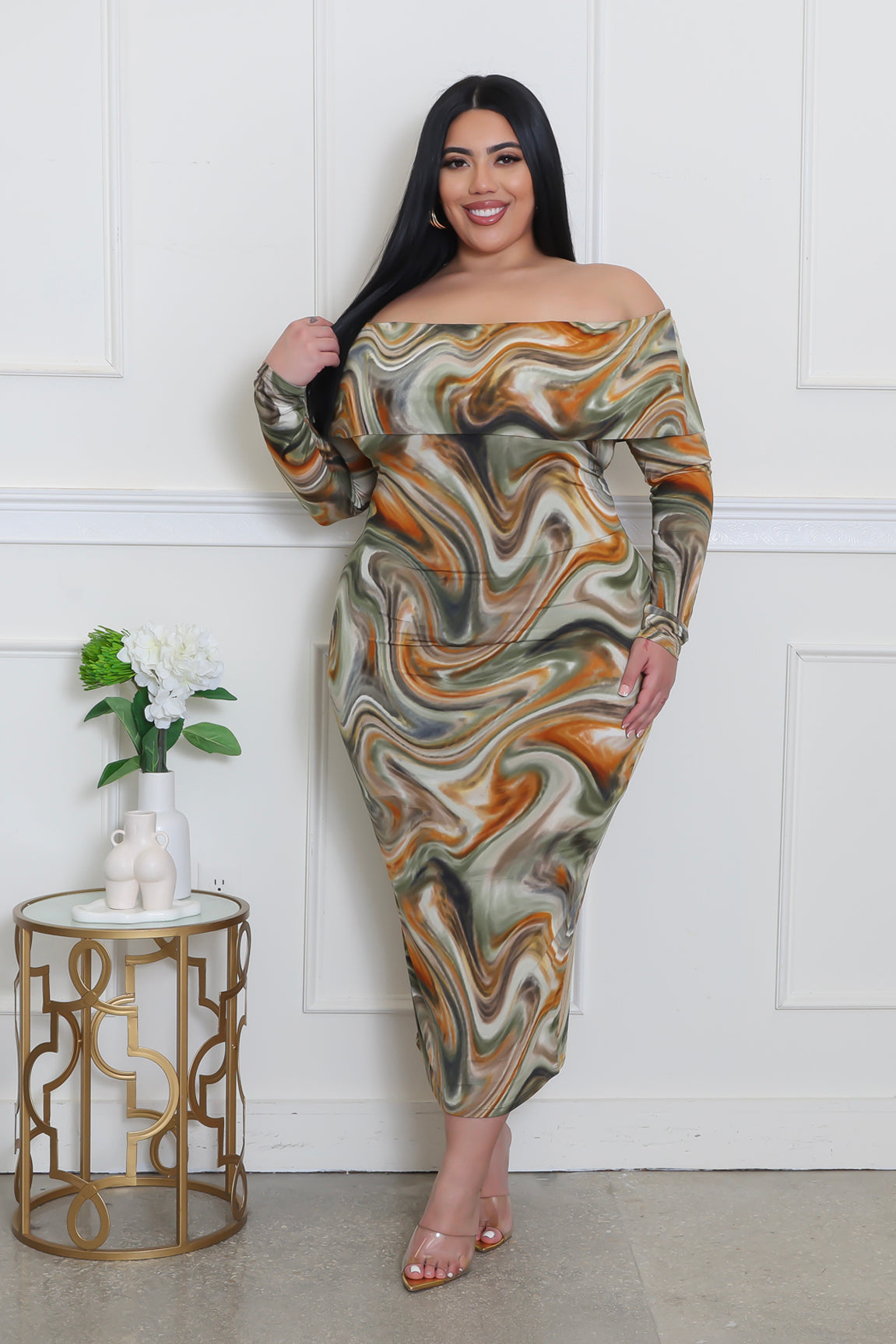 To The Beat Plus Size Dress