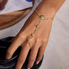 18K Gold-Plated Chain Sun Bracelet test