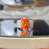 8 Carat Moissanite 925 Sterling Silver Ring test
