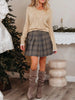 Elegant Pearl Embellished Sweater with Lace Detail test