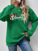 Letter Graphic Long Sleeve Sweatshirt test