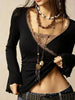 Lace Detail Long Sleeve T-Shirt test