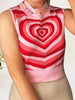 Heart Mock Neck Sweater Vest test
