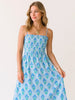 Floral Smocked Adjustable Strap Midi Cami Dress test