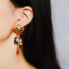 Halloween Pumpkin Ghost Dangle Earrings test