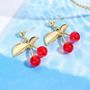 18K Gold-Plated Cherry Earrings test