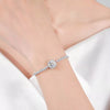 1 Carat Moissanite 925 Sterling Silver Chain Bracelet test