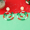 Christmas Beaded Hoop Earrings test