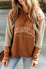 Letter Graphic Long Sleeve Hoodie test