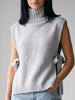 Turtleneck Side-Tie Knit Sweater Vest test