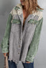Snap Front Hooded Corduroy Shacket test
