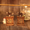 Donkey Letter Wooden Dangle Earrings test