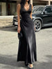 Lace Trim V-Neck Sleeveless Maxi Dress test