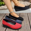Round Toe Wedge Slip-Ons test