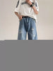 Men's Full Size Ripped Casual Loose Fit Denim Shorts Plus Size test